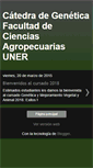 Mobile Screenshot of catedradegeneticafca.blogspot.com