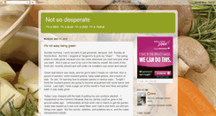 Desktop Screenshot of notsodesperate.blogspot.com