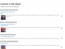 Tablet Screenshot of cultureisnotdead.blogspot.com