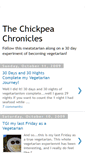 Mobile Screenshot of chroniclesofchickpea.blogspot.com