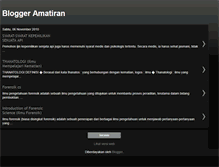 Tablet Screenshot of amatiran666.blogspot.com