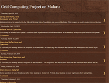 Tablet Screenshot of gridcomputingmalaria.blogspot.com