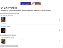 Tablet Screenshot of enelcervantino.blogspot.com