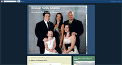 Desktop Screenshot of mcgoughfamilyadoption.blogspot.com