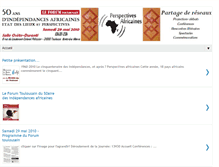 Tablet Screenshot of perspectives-africaines31.blogspot.com