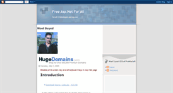 Desktop Screenshot of freeaspnet.blogspot.com