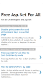 Mobile Screenshot of freeaspnet.blogspot.com