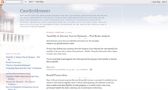 Desktop Screenshot of casesettlement.blogspot.com