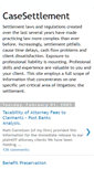 Mobile Screenshot of casesettlement.blogspot.com