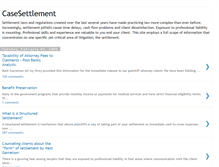 Tablet Screenshot of casesettlement.blogspot.com