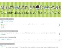 Tablet Screenshot of nutmegcrispdesigns.blogspot.com