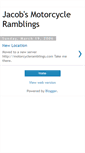 Mobile Screenshot of motorcycleramblings.blogspot.com