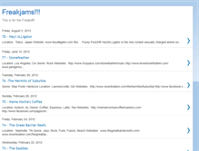 Tablet Screenshot of freakjams.blogspot.com