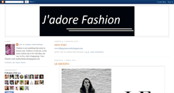 Desktop Screenshot of jeadorefashion.blogspot.com