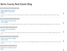 Tablet Screenshot of berkscountyrealestateblog.blogspot.com