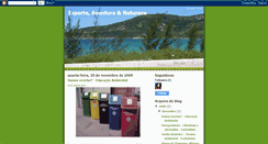 Desktop Screenshot of esporteaventuraenatureza.blogspot.com