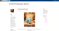 Desktop Screenshot of fashionchampagnebeauty.blogspot.com