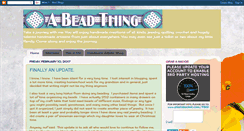 Desktop Screenshot of abeadthing-pam.blogspot.com