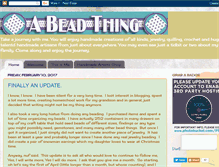 Tablet Screenshot of abeadthing-pam.blogspot.com