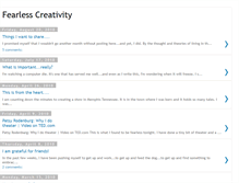 Tablet Screenshot of fearlesscreativity.blogspot.com