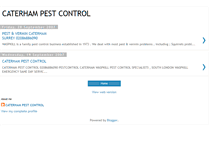 Tablet Screenshot of caterhampestcontrol.blogspot.com