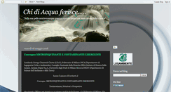 Desktop Screenshot of chidiacquaferisce.blogspot.com