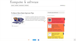Desktop Screenshot of duniakomputerdansoftware.blogspot.com