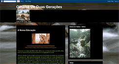 Desktop Screenshot of 2olhares.blogspot.com