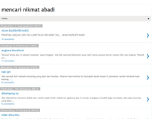 Tablet Screenshot of mencarinikmat.blogspot.com