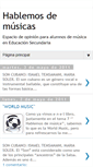 Mobile Screenshot of hablemosdemusicas.blogspot.com