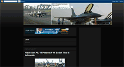 Desktop Screenshot of f16indonesia.blogspot.com