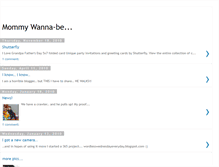 Tablet Screenshot of mommywanna-be.blogspot.com