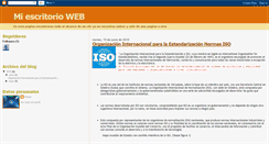 Desktop Screenshot of miescritorioweb.blogspot.com