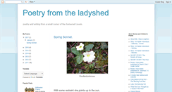 Desktop Screenshot of myladyshed.blogspot.com