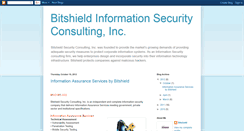 Desktop Screenshot of bitshieldinformationsecurity.blogspot.com