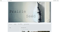 Desktop Screenshot of prairieseed.blogspot.com