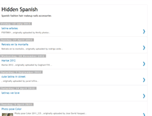 Tablet Screenshot of hiddenspanish.blogspot.com