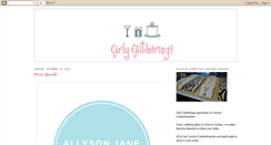 Desktop Screenshot of girlygatherings.blogspot.com