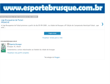 Tablet Screenshot of esportebrusque.blogspot.com