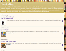 Tablet Screenshot of homerlibrarydirectorblog.blogspot.com