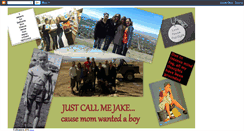 Desktop Screenshot of justcallmejake.blogspot.com