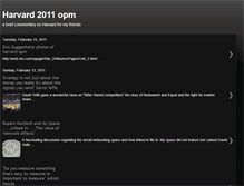 Tablet Screenshot of harvard2010opm.blogspot.com
