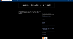 Desktop Screenshot of anagha-thoughts.blogspot.com