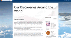 Desktop Screenshot of ourdiscoveries.blogspot.com