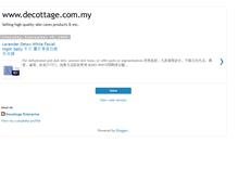 Tablet Screenshot of decottage2u.blogspot.com