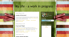 Desktop Screenshot of mylife-aworkinprogress.blogspot.com