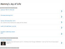 Tablet Screenshot of mommysjoyoflife.blogspot.com