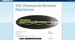 Desktop Screenshot of eservicioselectronicos.blogspot.com