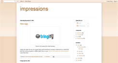 Desktop Screenshot of ameya-impressions.blogspot.com