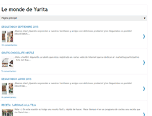 Tablet Screenshot of le-monde-de-yurita.blogspot.com